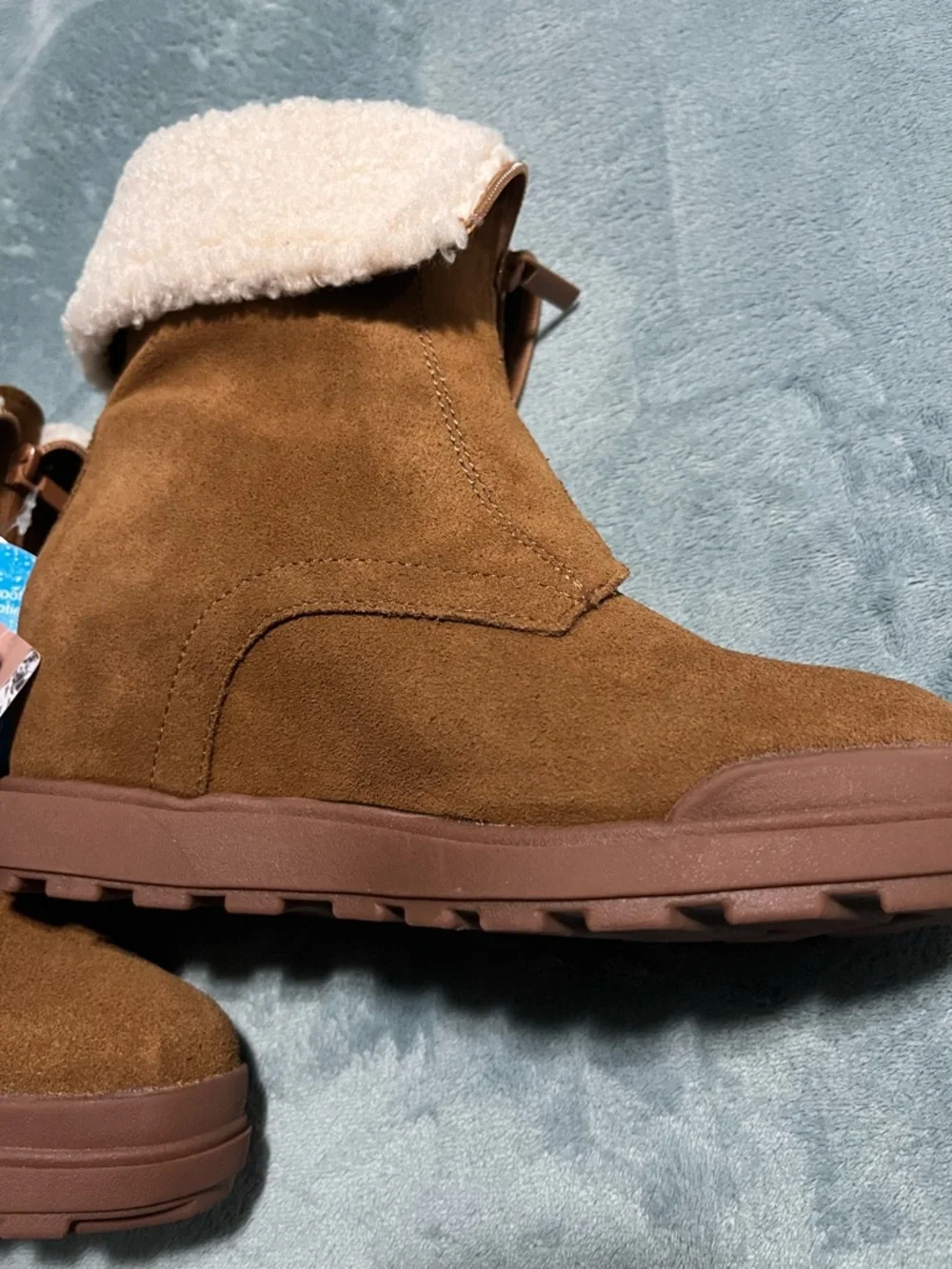 Ozark Trail Women's Snow Boots - Brown and Cream
